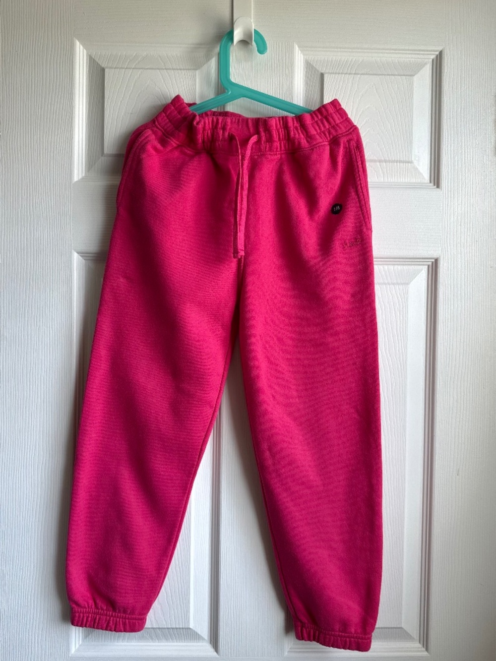 NWT Abercrombie Kids Pink Sweatpants Joggers Size 7/8